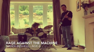 Killing in the name of - rage against the machine - drummer girl - Nandi Bushell - age 6