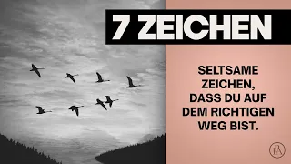 Seltsame Zeichen, dass DU auf dem richtigen Weg im Leben bist!