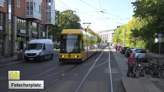 Straßenbahn Dresden 2020 Linie 10