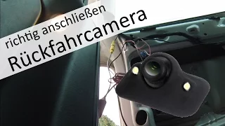 Rückfahrkamera richtig anschließen am Seat Alhambra /  Sharan  (zuschauerfrage)