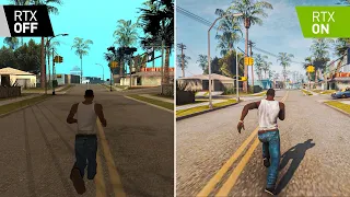 GTA SA: 2004 vs 2022 Remastered Comparison - GTA San Andreas Remastered Gameplay [GTA 5 PC Mod]