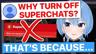 Suisei Turned Superchats Off Because...? (Hoshmachi Suisei / Hololive) [Eng Subs]
