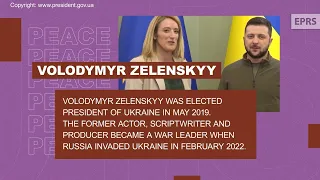 Speeches that have made Europe: Volodymyr Zelenskyy (2022)