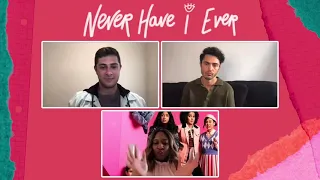 JAREN LEWISON & DARREN BARNET talk character arcs for "Never Have I Ever" Season 2