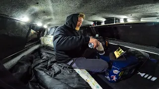 A Spicy Dinner & A Late Night Thunderstorm - Solo Truck Camping