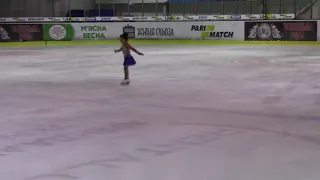 Kharkiv open Cup Ladies Novichok 4 Free Skating 1# Polina SAVVINA  KHR