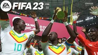 SÉNÉGAL vs FRANCE Finale Coupe du Monde 2022 FIFA 23 PS5