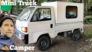 Off-road & camping in our Japanese mini truck kei camper - Honda Acty and Suzuki Carry