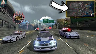 Mission: Blitz the World Map ( BMW M3 GTR) - Need For Speed Most Wanted | Epic Police Chase!