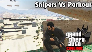 GTA V Online Versus #12: Snipers Vs Parkour dos Marmotas