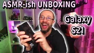 ASMR (-ish) Unboxing of a Samsung Galaxy S21