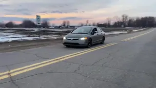 Honda civic 2007 burnout