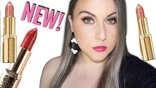 *NEW* LOREAL COLOUR RICHE STARDUST LIPSTICK COLLECTION REVIEW!! WOW! LIMITED EDITION!