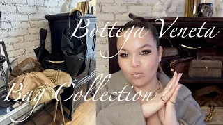 BOTTEGA VENETA BAG COLLECTION + Bandana Bag Review/What Fits 💚 | Lela Sophia