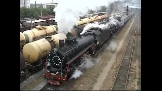 THE UKRAINE , waiting for a steam train departure in 2002