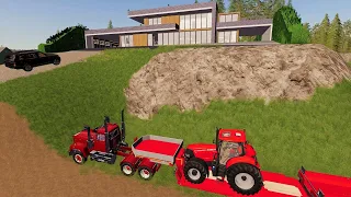 Starting our $4,000,000 farm and buying tractors | Suits to boots part 1 | Farming simulator 19