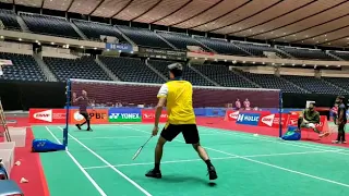 Para badminton player Pramod Bhagat training at Japan