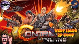 Contra Operation Galuga прохождение Coop [ Hard / 1-hit kill ] | Игра ( PC, Steam ) 2024 Стрим rus