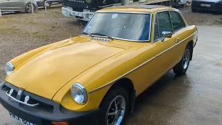 1979 MG MGB GT finished in Inca Yellow, low mileage