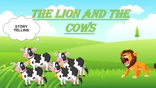 ENGLISH | STORY TELLING | THE LION AND THE COWS 🦁🐄🐄🐄🐄