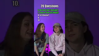 I MESSED HER UP... 20 Questions Guess The Thing Game Challenge!