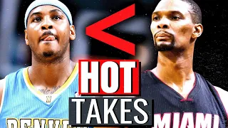 "Chris Bosh Was Better Than Melo!" | Reacting To Hot Takes!