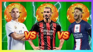 Who is the most angry player?😡| Pepe VS Ibrahimovic VS Ramos