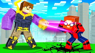 AVENGERS EKİBİNİN BOYUNU KÜÇÜLTÜP TROLLEDİM #13 SONSUZCRAFT - Minecraft