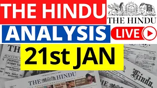 The Hindu | Daily News Analysis 21 January 2023 | Current Affairs for UPSC IAS | Sahil Saini