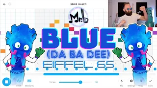 BLUE (DA BA DEE) on Chrome Music Lab