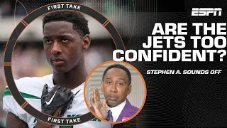 Stephen A. has STRONG opinions on the Jets' CONFIDENCE 🍿 | First Take