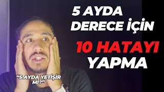 5 Ayda Derece İçin 10 Madde | Sıfırdan Derece için #yks #yks2024 #motivasyon