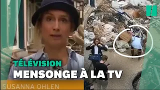 Une journaliste allemande virée pour avoir fait semblant de participer au nettoyage des inondations