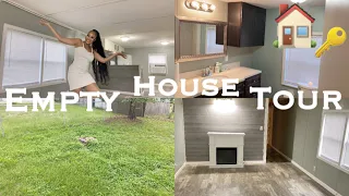 MY NEWLY RENOVATED EMPTY MOBILE HOME TOUR WITH BACKYARD IN THE COUNTRYSIDE