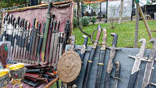 Flea Market - Caucasian Daggers, German Bayonet Knifes and Georgian Swords
