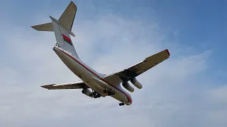 Минус уши! Посадка Ил-76 в Кубинке.