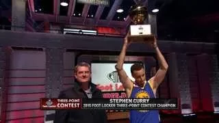 Stephen Curry Wins the 2015 Foot Locker Three-Point Contest