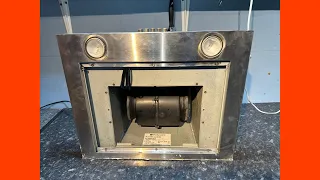 Extractor fan / cooker hood tear down. Copper aluminium steel and brass