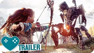 HORIZON: ZERO DAWN PS4 Pro 4K Gameplay Trailer (2017) PS4 Game