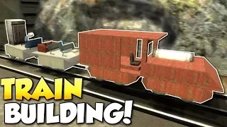 BUILDING A TRAIN!? - Garry's Mod Gameplay - Gmod Sandbox Train Building Funny Moments!