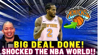 🏀 INSANE DEAL DONE! NY KNICKS CONFIRMS! KAWHI LEONARD ARRIVING TO NY! #NYK