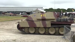 Jagdpanther 411 Moving Into Tank Park at Tankfest 2017