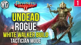 Divinity Original Sin 2: Undead Rogue Gameplay Part 1 - Fane The Night King - White Walker Build