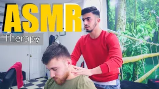 ASMR Student Massage | ASMR Turkish Barber Massage • head, face, ear, back