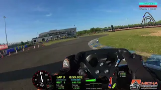 Le Mans (FR) Alain Prost rental kart training - day before the 24H endurance race - 2022/07/14