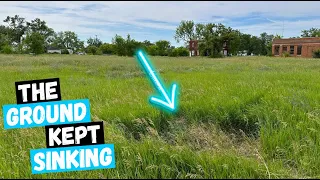 A Strange Sink Spot in a Field Leads to a 120 Year Old Underground Structure Full of Old Valuables