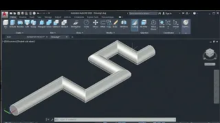 SWEEP AND LOFT COMMAND USE IN AUTOCAD 3D