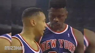 John Starks Got On Michael Jordan's Nerves and Got Ejected (1993.05.29)