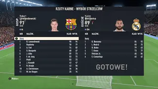 FIFA 23 FC Barcelona vs Real Madryt RZUTY KARNE