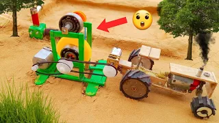 diy mini tractor free energy water pump science project @MiniConcepto